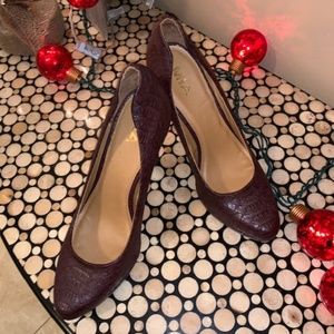 MIA Burgundy Heels
